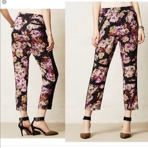Floral joggers from Anthropologie